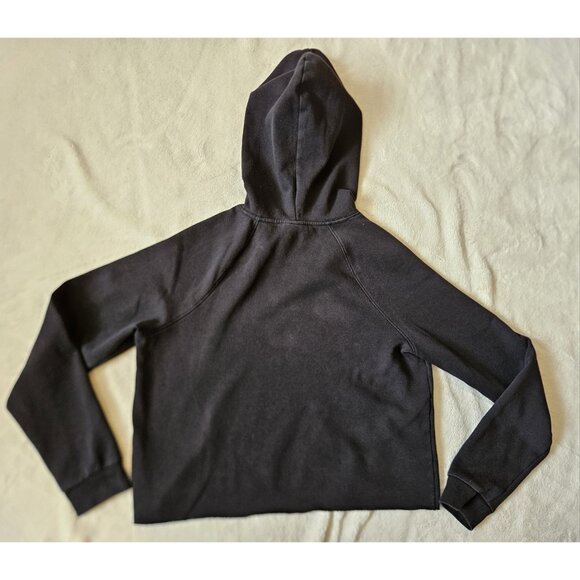 VICTORIA’S SECRET PINK SIZE SMALL BLACK EVERYDAY FLEECE HOODIE - Picture 5 of 11